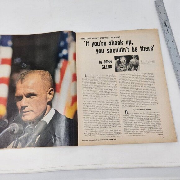 LIFE MAGAZINE March 9, 1962 JOHN GLENN My Own Story of the Orbit - Picture 5 of 10